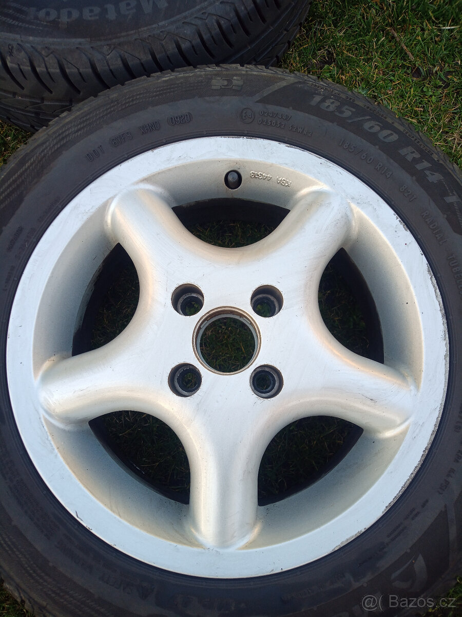 185/60 R14 letní kola+pneu - 4