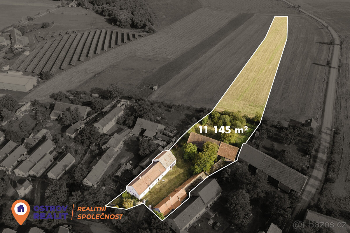 Prodej, rodinný dům, pozemky 11145 m2, Chlum - 4