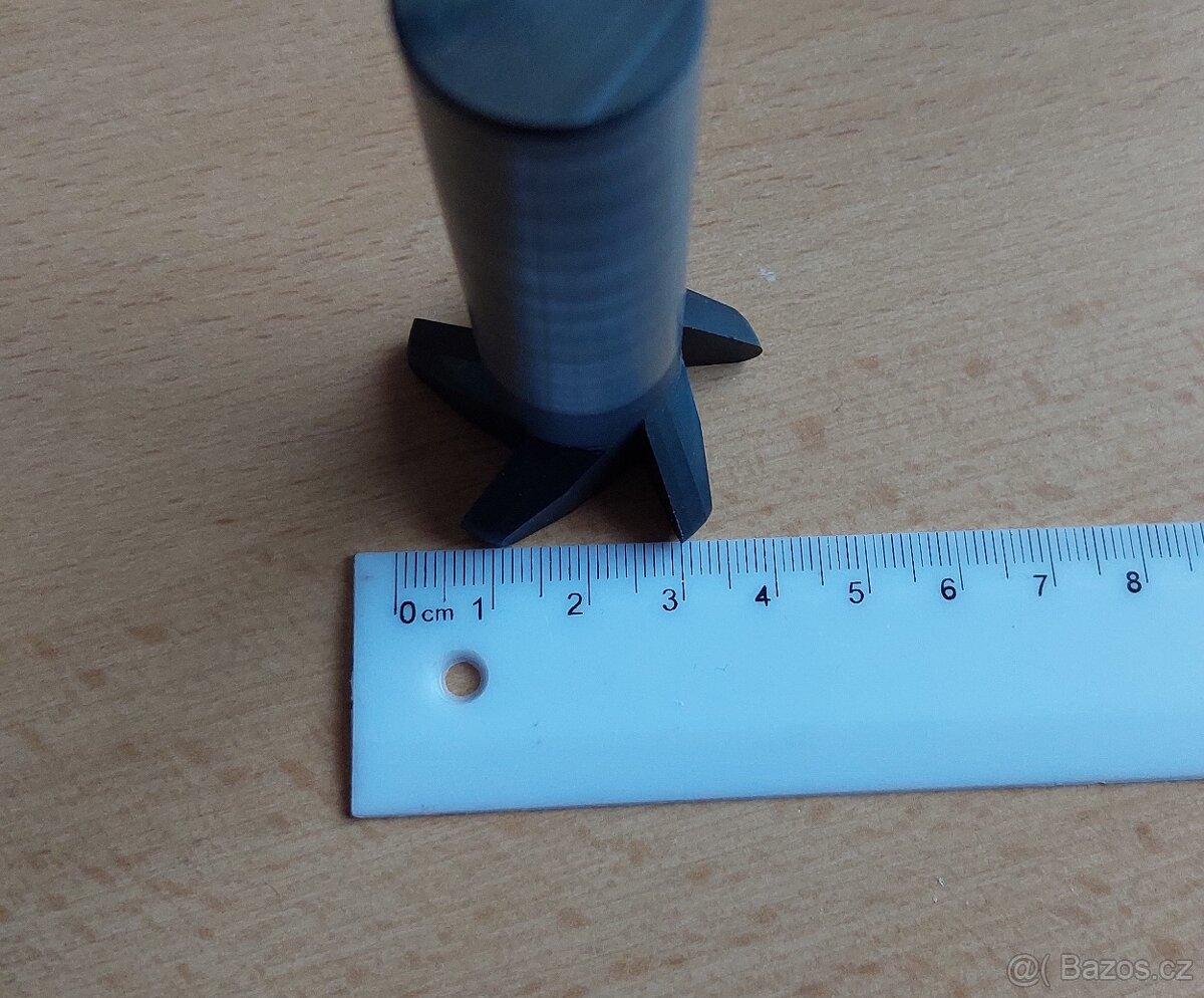 Fréza rybinová tvrdokov (VHM) D40/20 90°/40° (5 zubů) - 4