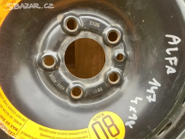 Rezerva 5x98 125/80 R15 nejetá - 4