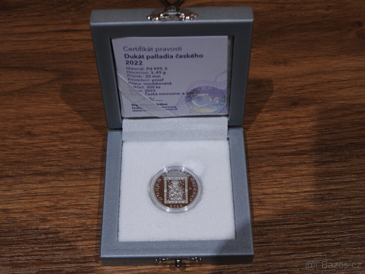 Dukát českého palladia ČM 2022 - 4