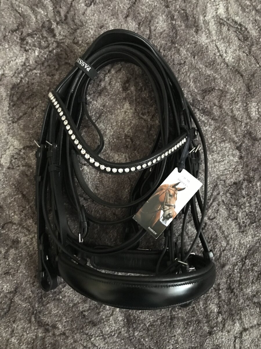 Drezurní uzda Passier, vel. cob NOVÁ - 4