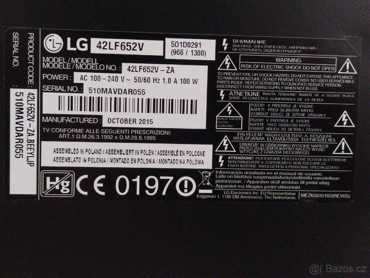 Televize LG 42LF652V - 4