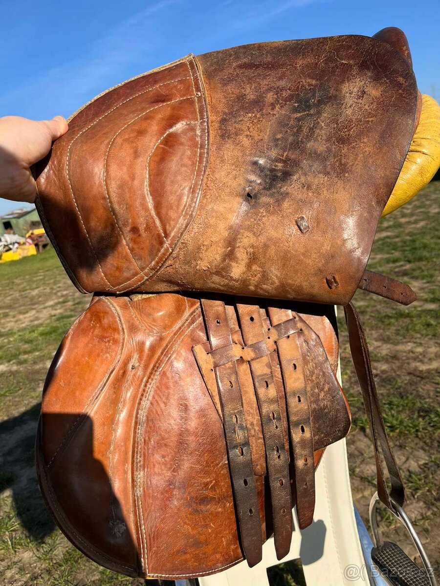 Anglické kožené sedlo - 4
