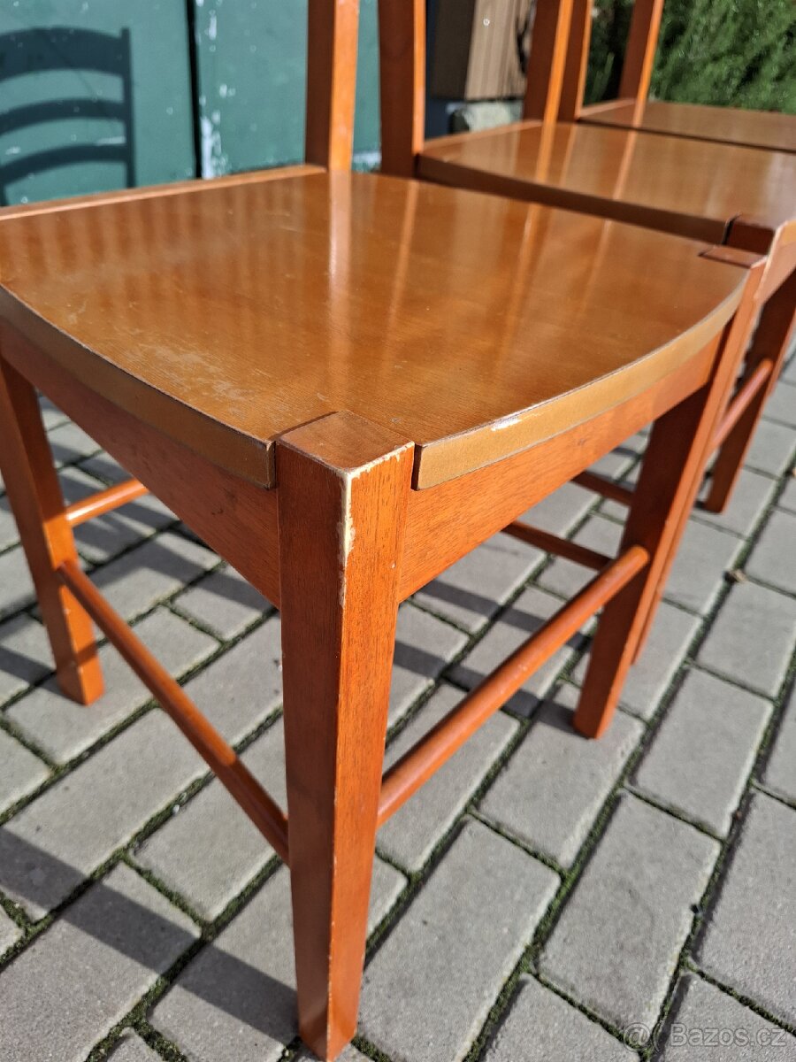 4x starsi židle - 4