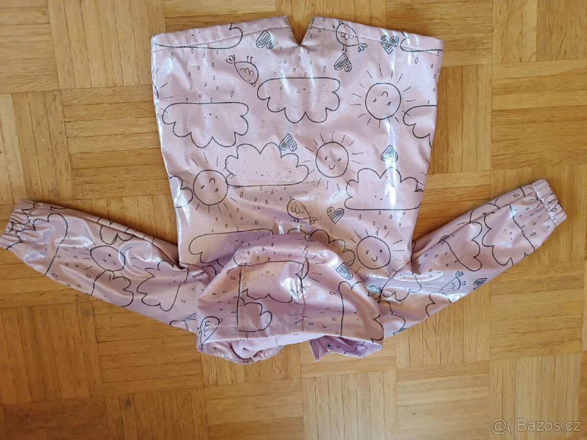 Nepromokavá bunda dívčí 110 - 4