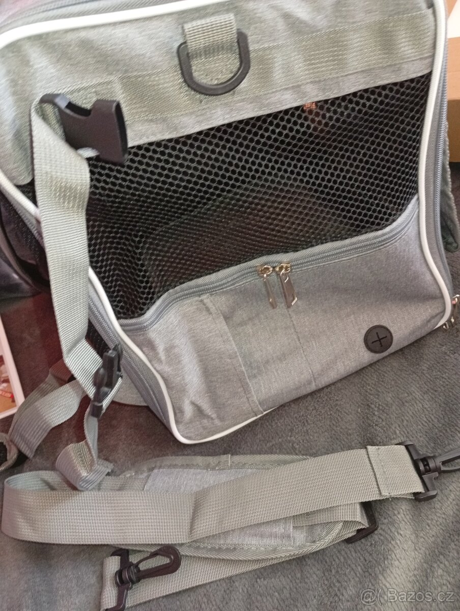 Nová taška batoh košík autosedačka na psa - 4