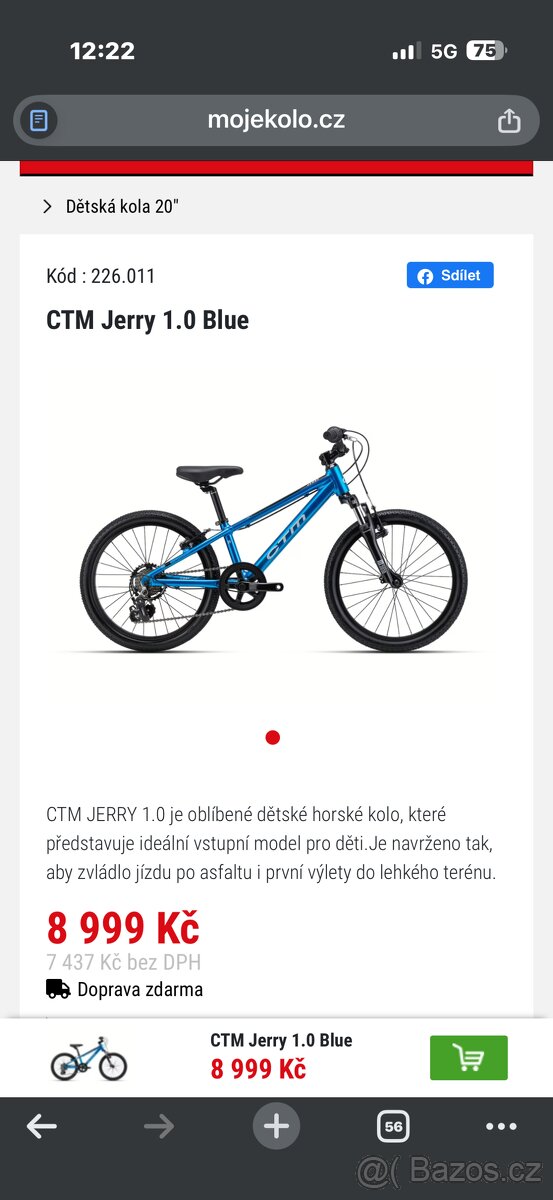 Dětské kolo CTM - 4