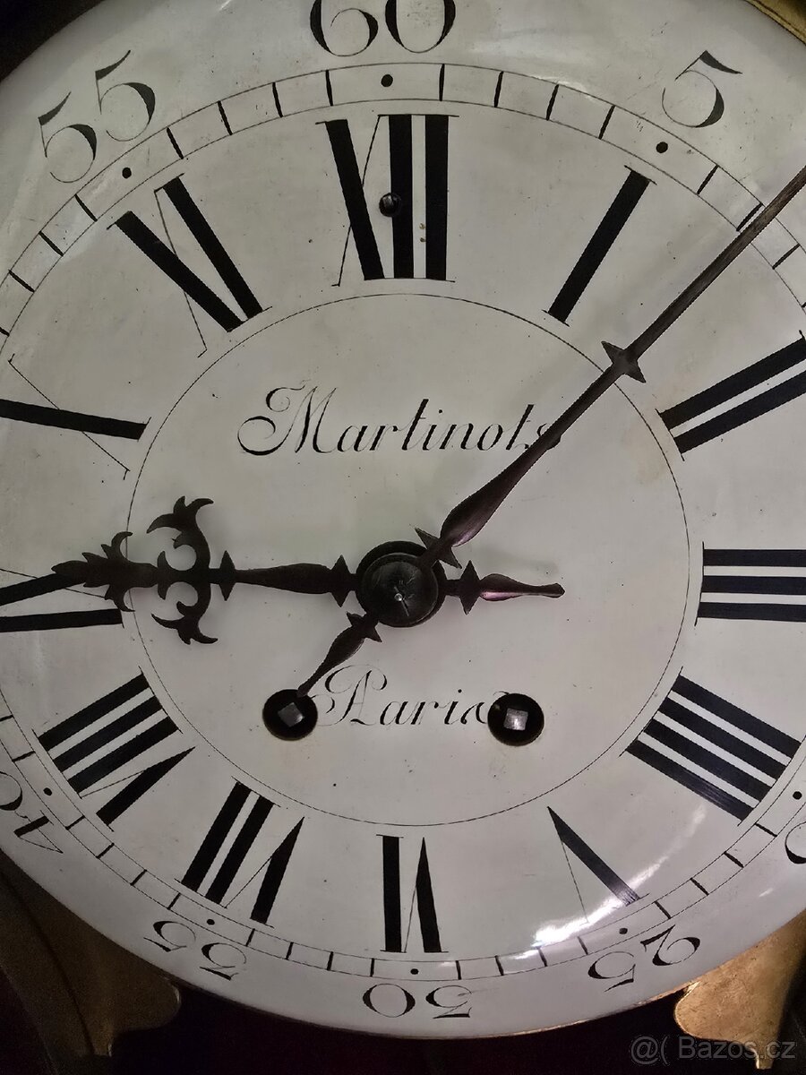 STAROŽITNÉ STOLNÍ HODINY,FRANCIE, 1890 TOP - 4