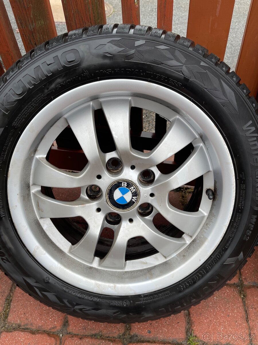 Alu kola 5x120 r16 zánovní pneu - 4