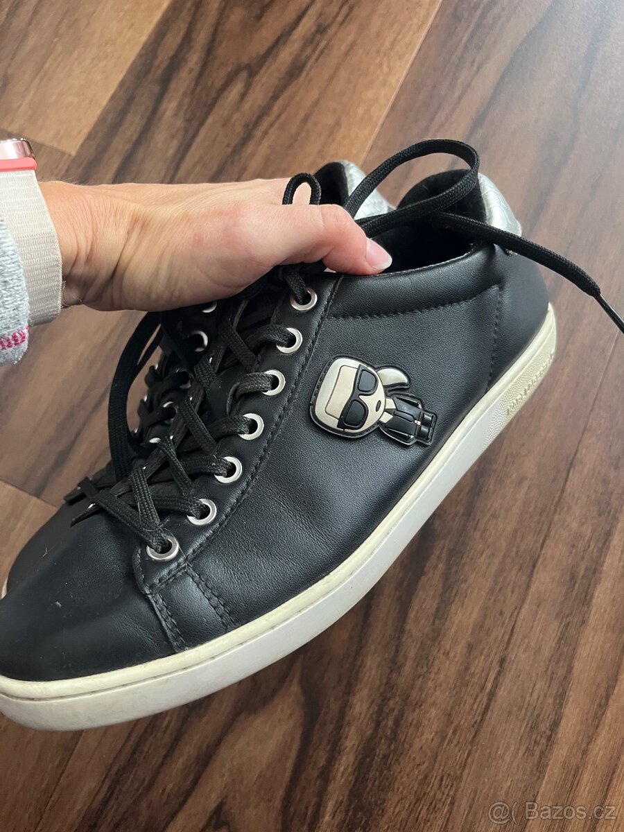 Černé tenisky Karl Lagerfeld, velikost 39 - 4