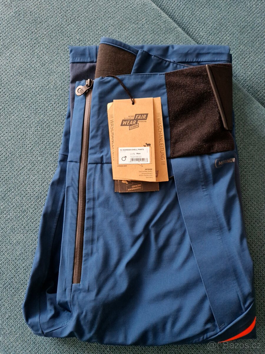 Hardshellove kalhoty ORTOVOX 3L Guardian Shell Pants petrol - 4