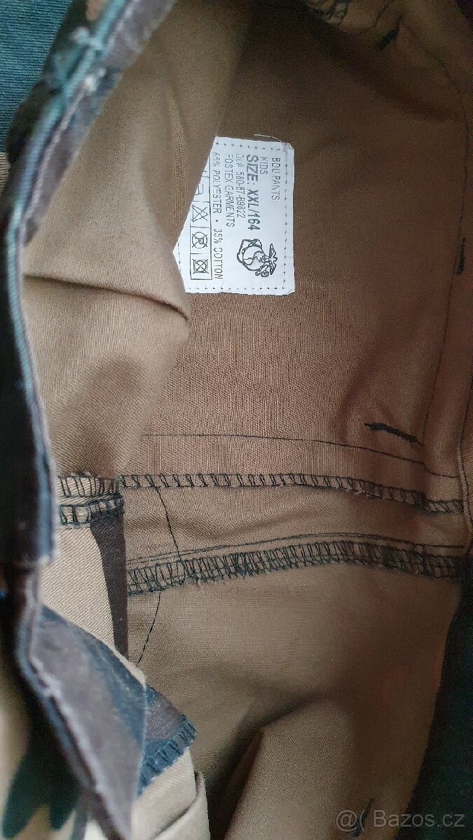 Chlapecký vojenský set - kalhoty (164) a kabátek (M) - 4