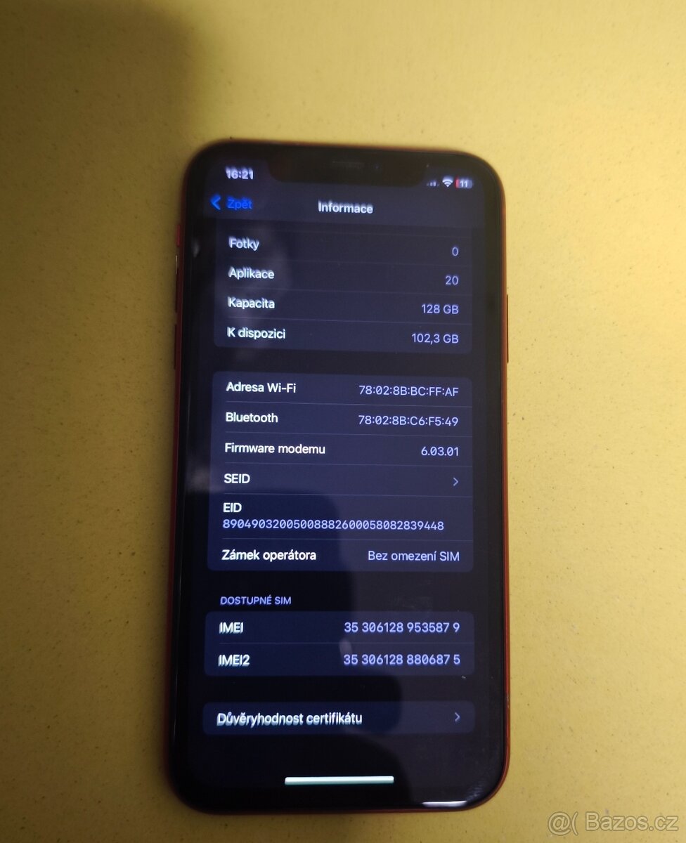 Apple iPhone 11 128GB pěkný funkční,bez poničení - 4