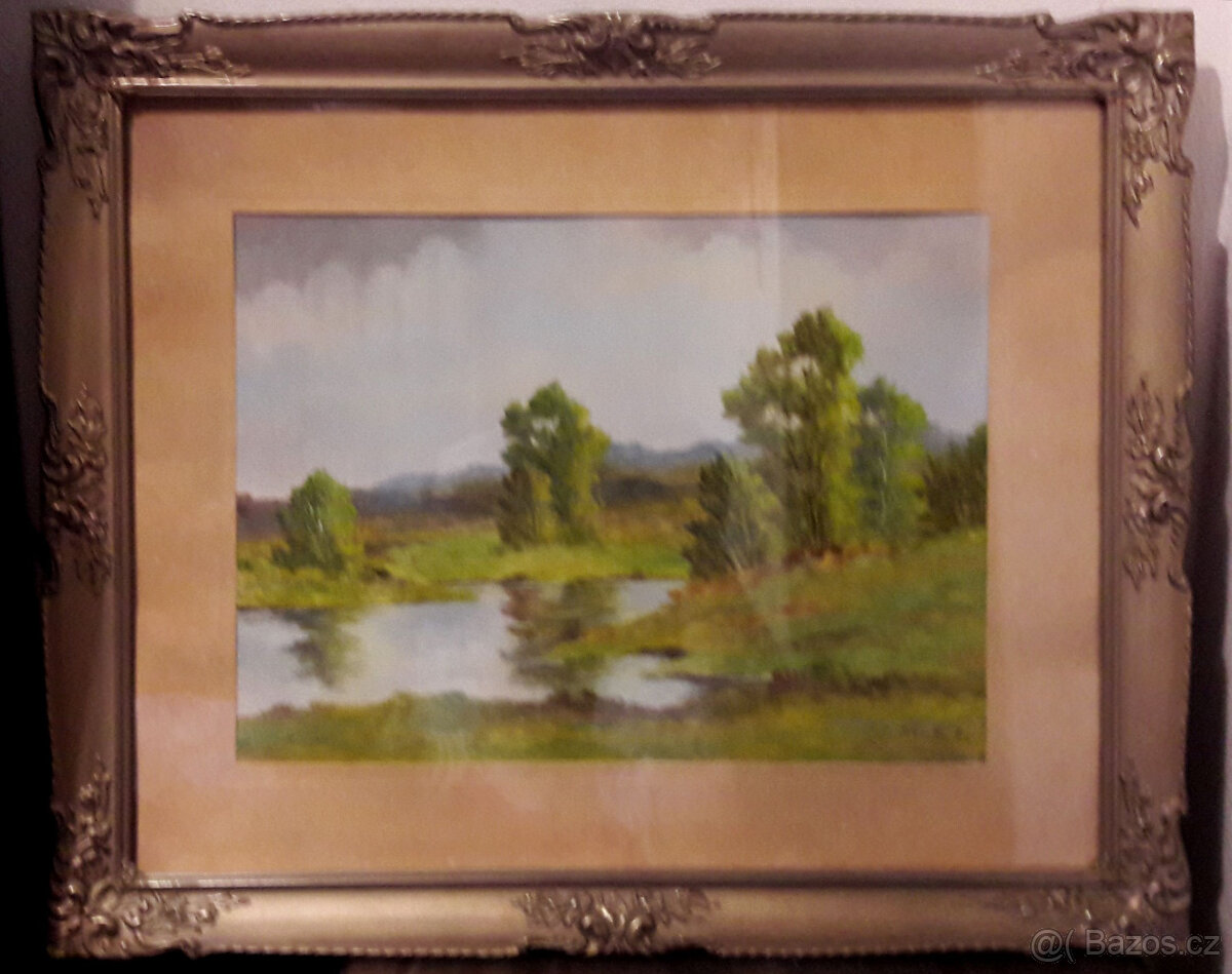 Obrazy - z pozůstalosti ak.malíř Antonín Kouba - 4