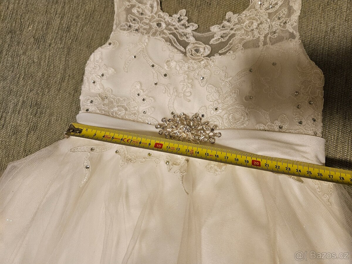 Dívčí družičkové šaty 3 - 4 roky - 4