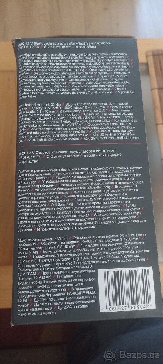 Aku vrtačka parkside performance - 4