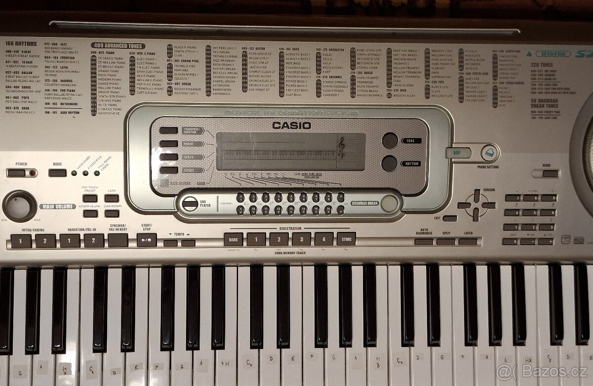Klávesy CASIO WK-3300 - 4