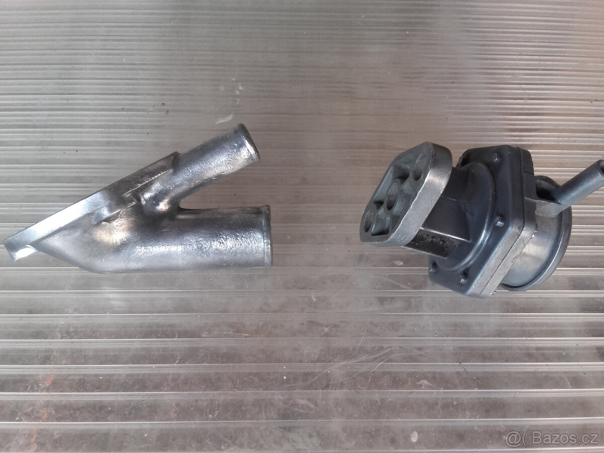 Wartburg - benzínová pumpa, kryt termostatu,spínací skříňka - 4