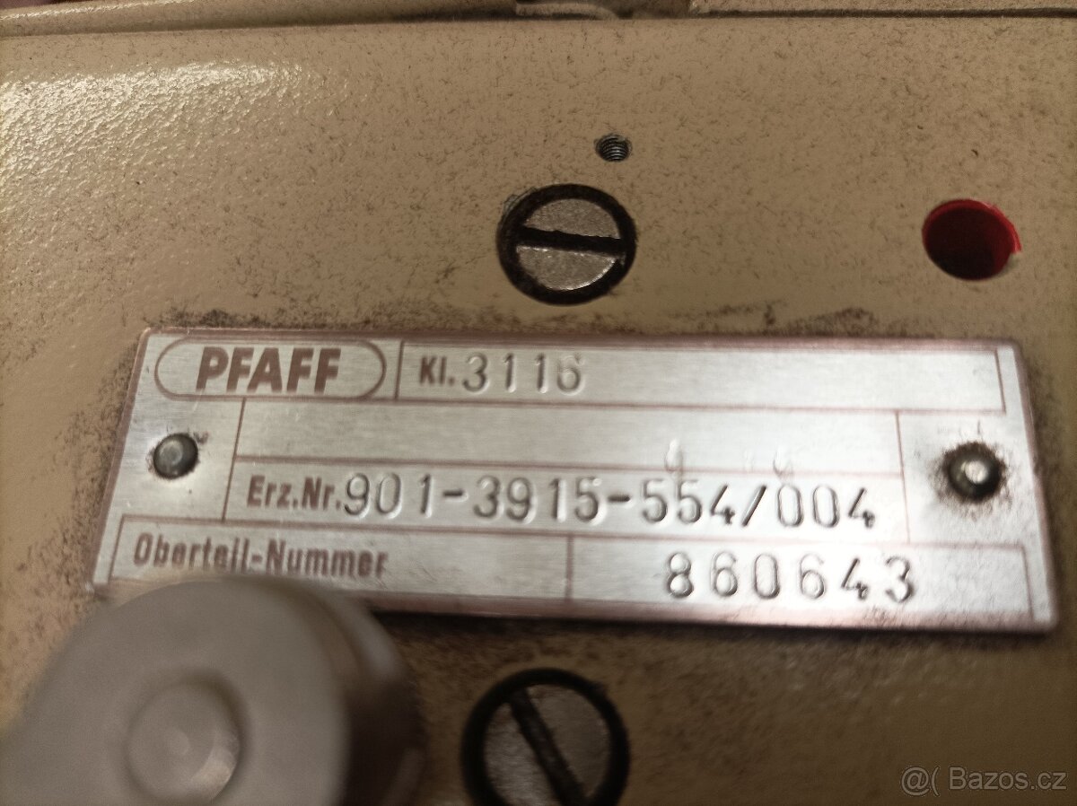 Dirkovací stroj Pfaff - 4