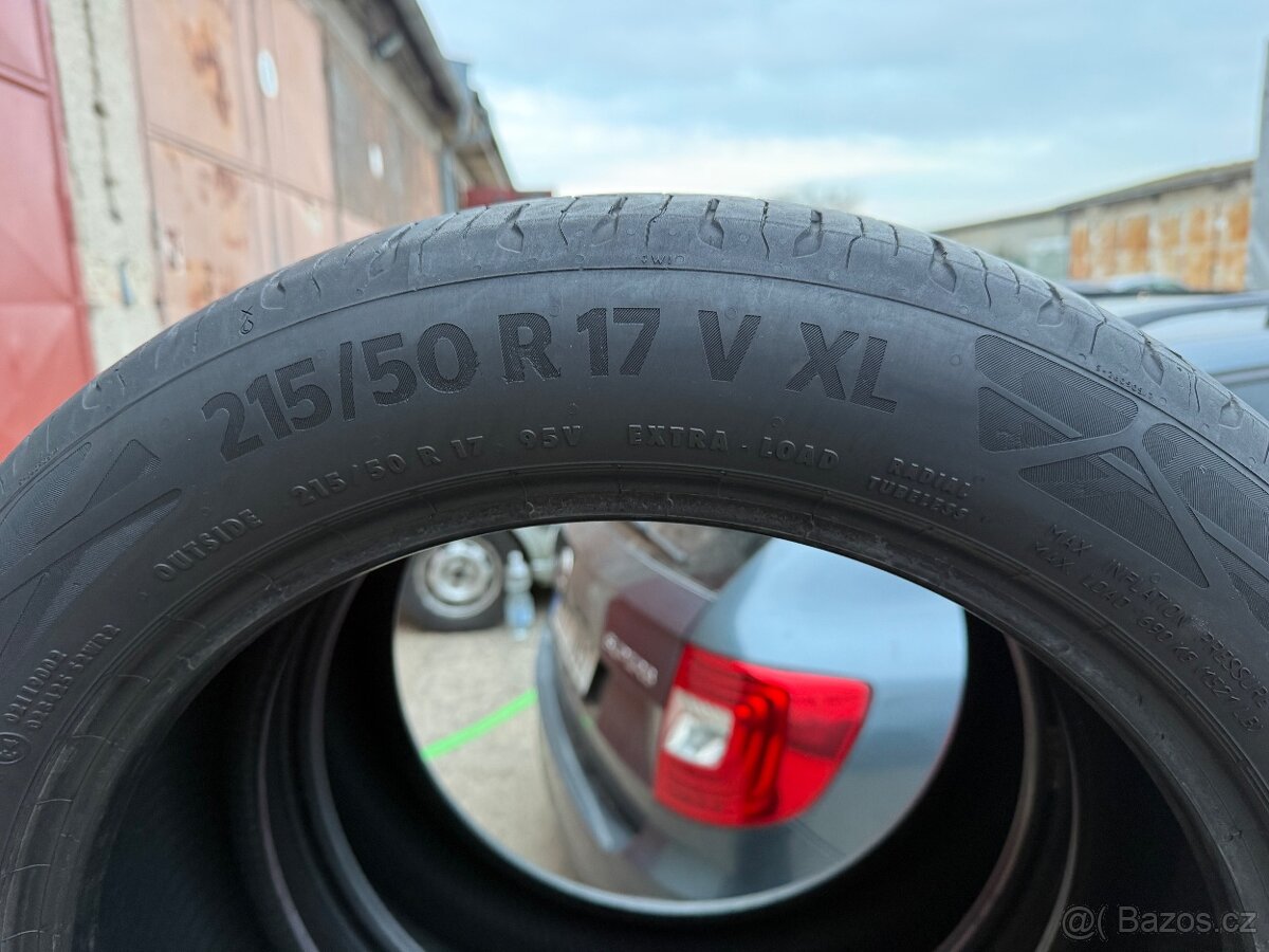 Prodam 2 pneu letni Continental 215/50r17 - 4