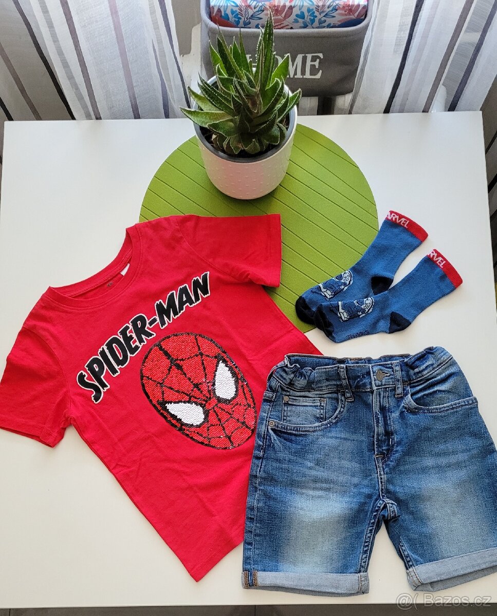 H&M komplet Spiderman vel.122-128 - 4
