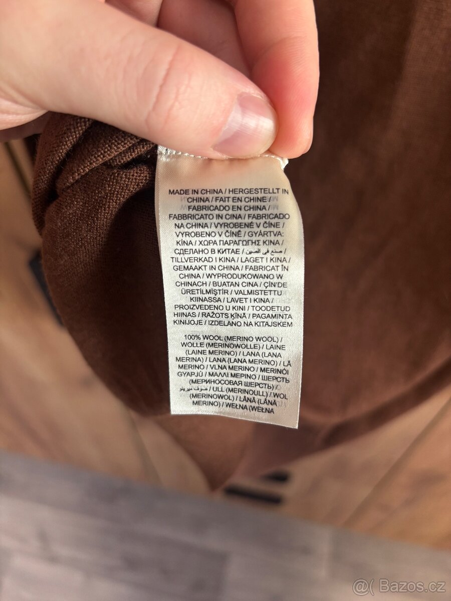 Gant merino svetr hnedý - 4