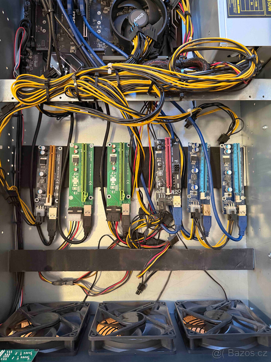 Mining rig (komplet bez GPU a disku) - 4