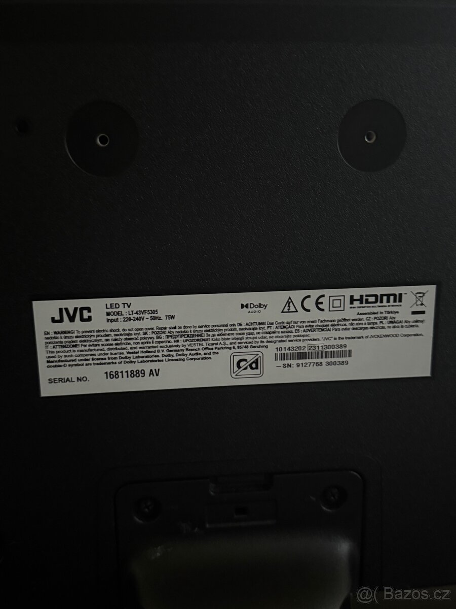 JVC Smart TV 43” - 4