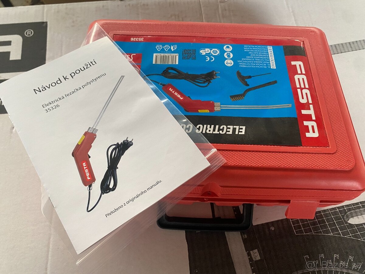 ELEKTRICKÁ ŘEZAČKA POLYSTYRENU FESTA 25cm - 4