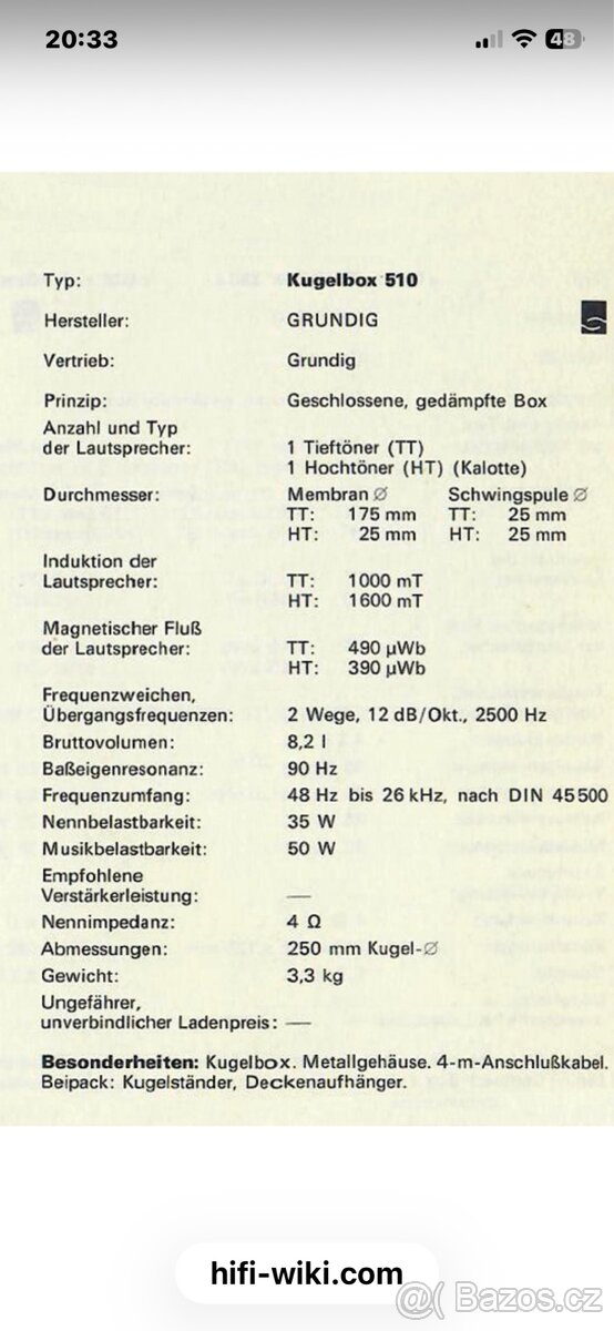 Grundig hifi box 510 - 4