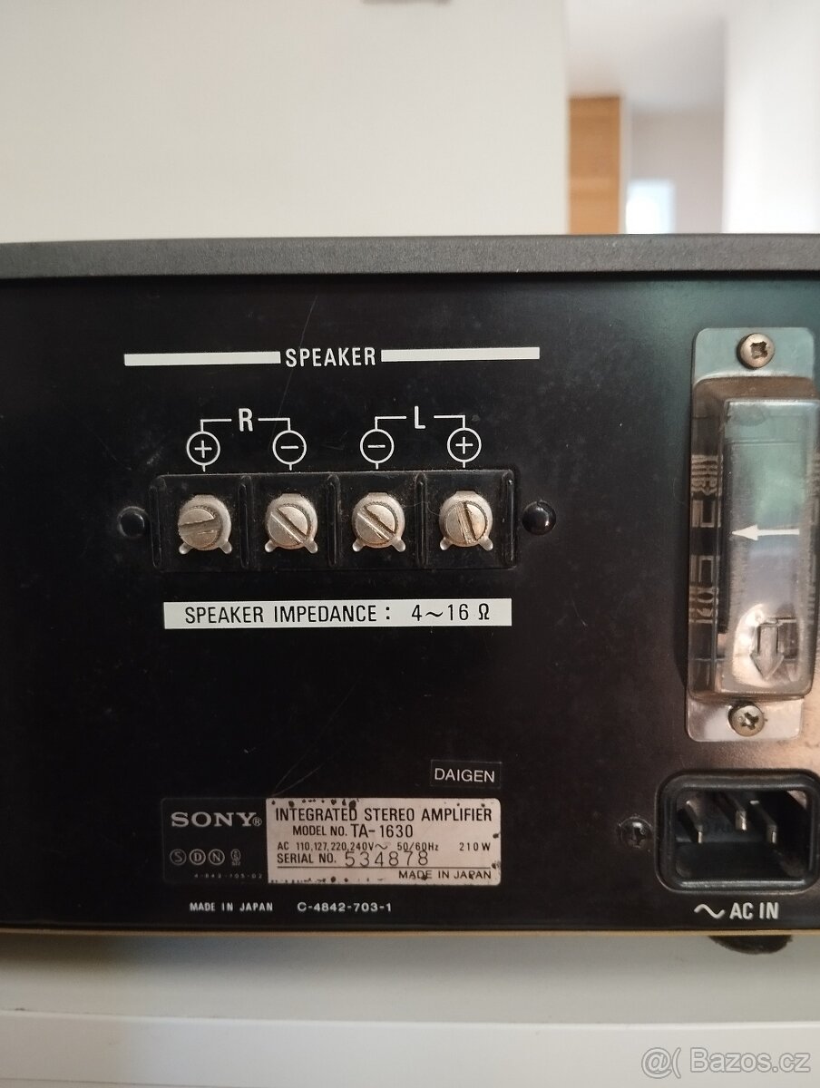 Prodám zesilovač Sony TA-1630 - 4
