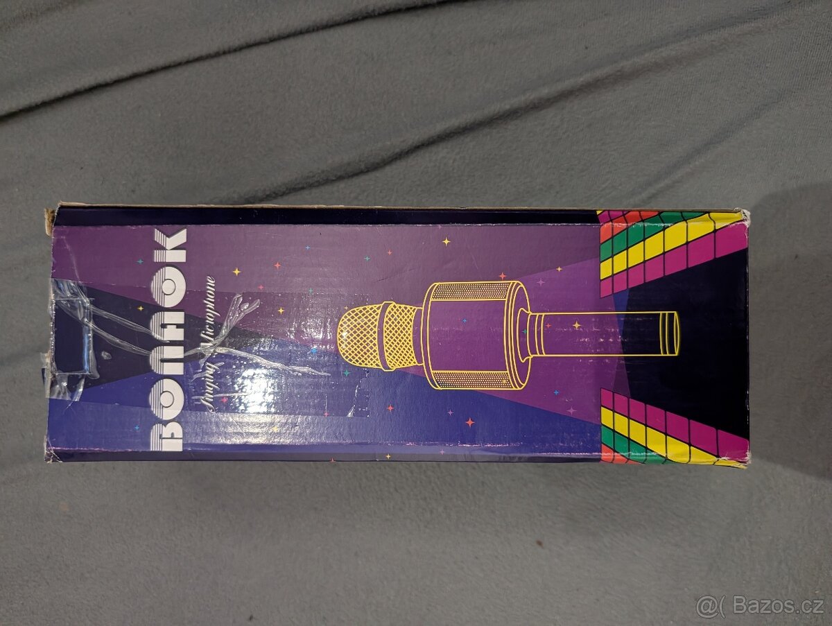 Bluetooth mikrofon Karaoke BONAOK 3v1, - 4