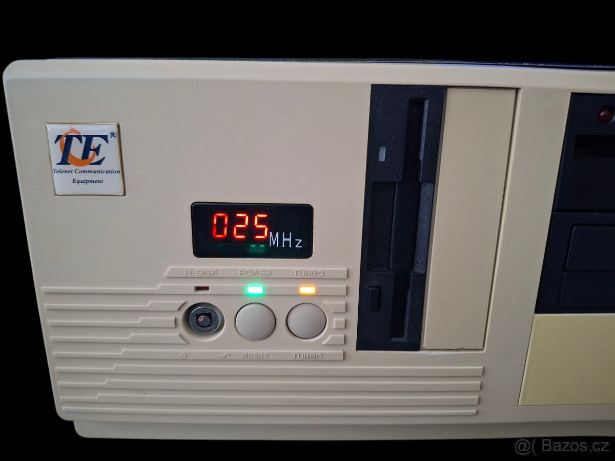 Retro počítač 386SX/25Mhz + koprocesor - 4