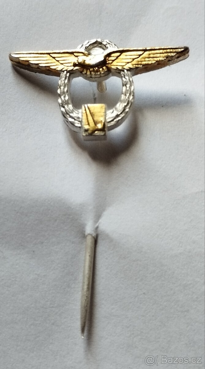 Pilotní odznak Svazarm miniatura - 4