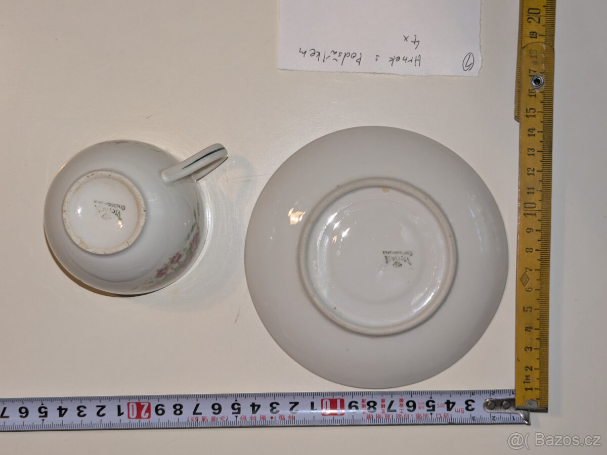 Victoria Czechoslovakia - Čajový servis - 4