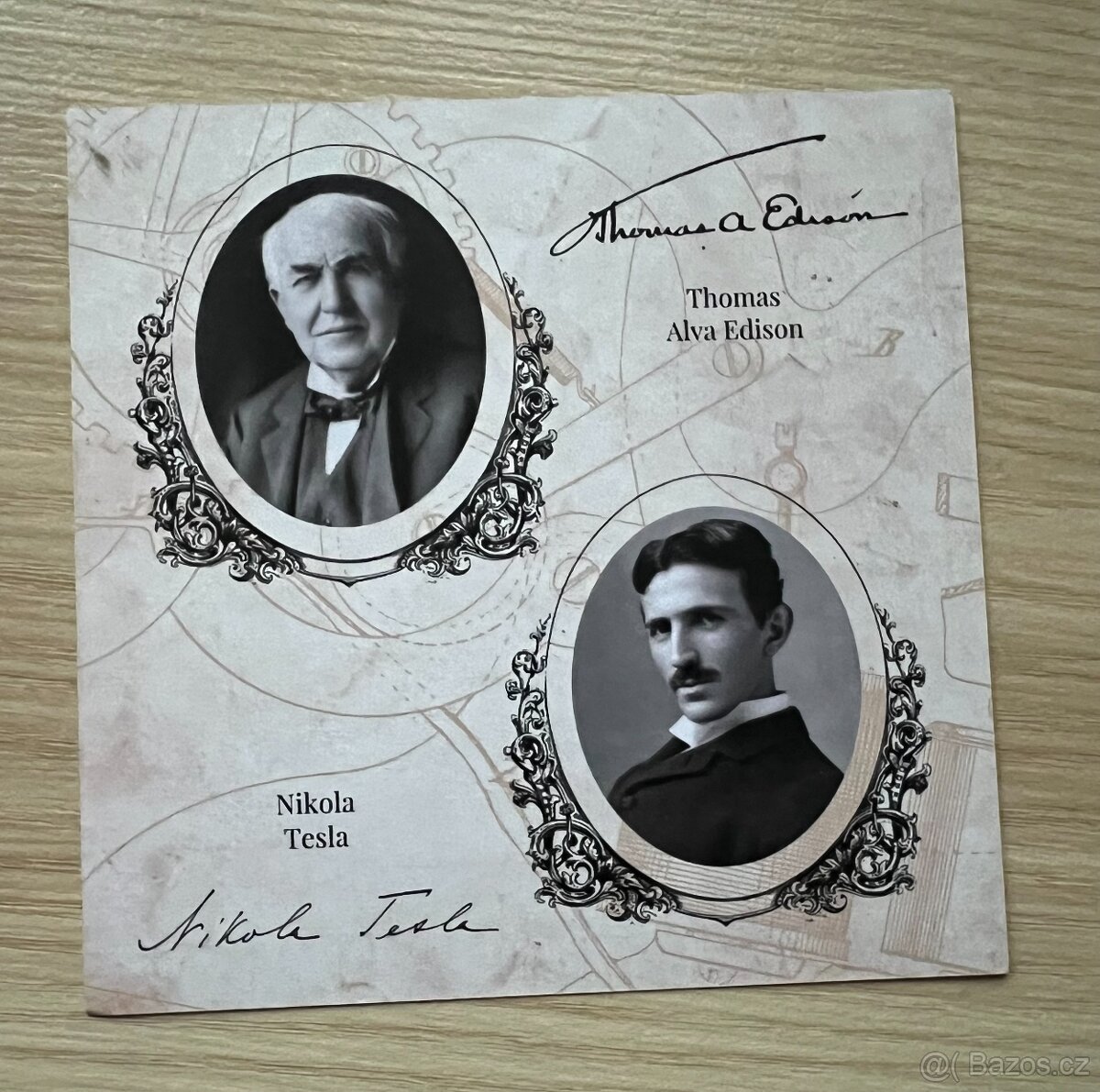 Sada 4ks 1 Oz stříbrných mincí "Géniové 19. století" - 4