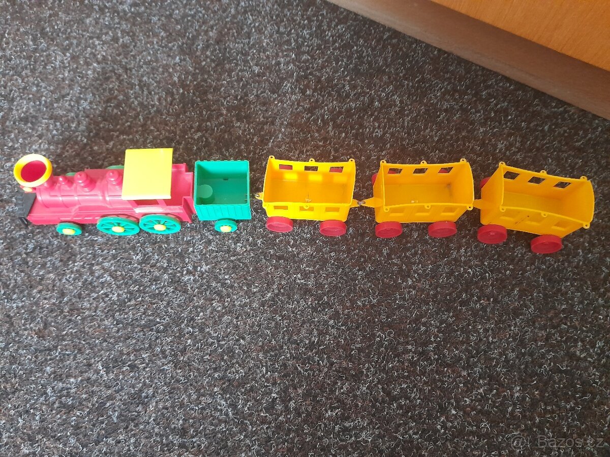 Retro plastový vláček - 4