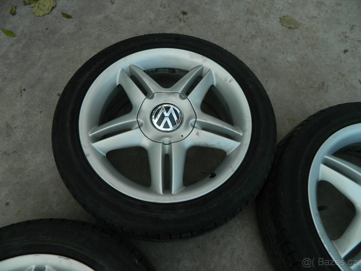 alu kola 5x100+letní pneu R17 - 4