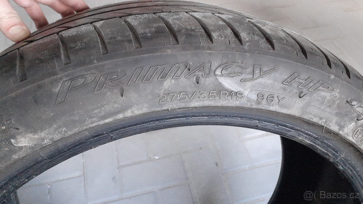 1ks letní pneu Michelin 275/35/19 - 6mm+ - 4