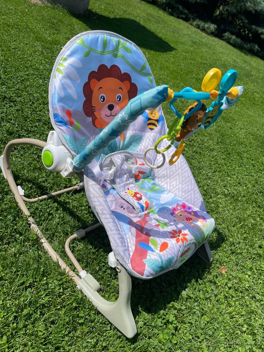 Lehátko Tiibaby s hrazdou a vibracemi - 4