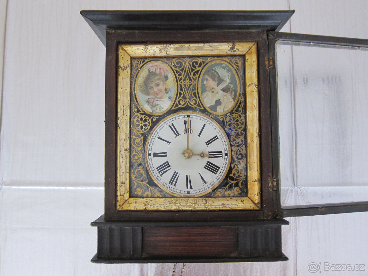 NÁSTĚNNÉ HODINY S PODMALBOU - 4