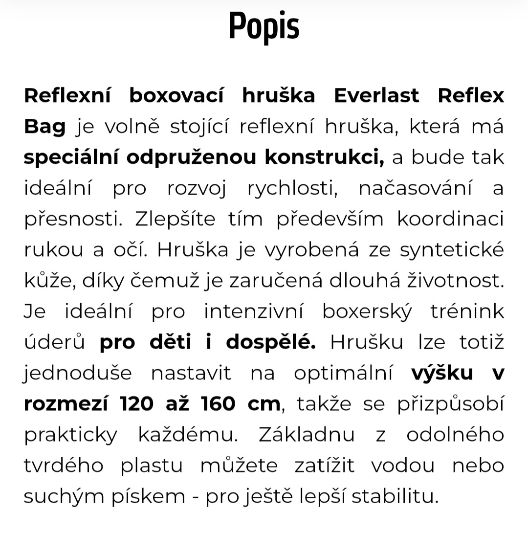 Boxovací hruška Everlast - 4