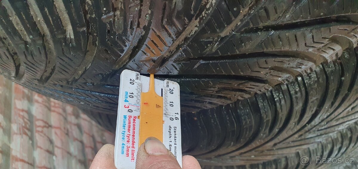 235/55 R17 4x ZIMNÍ PNEU 5.5mm .Brno - 4