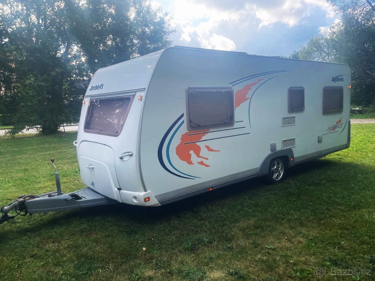 DETHLEFFS 540, předstan, solár, palandy, 100km/h - 4