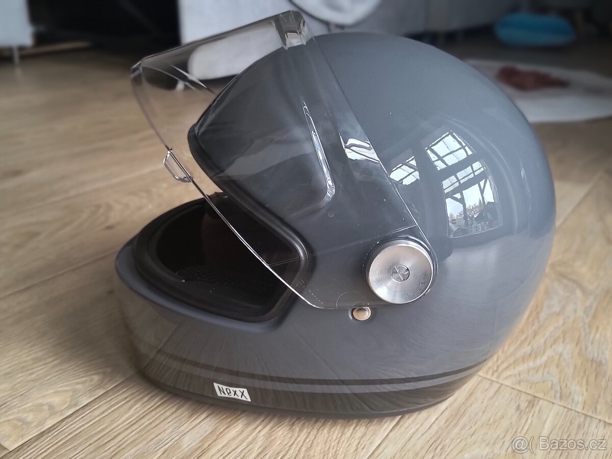Integrální přilba na motorku NEXX X.G100R Rumble šedá - 4