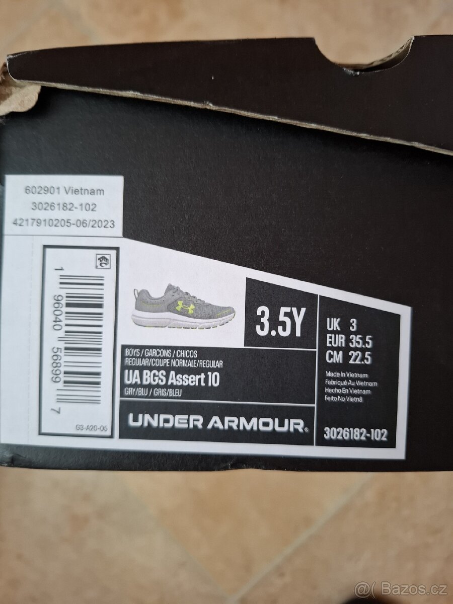 Dětské boty Under Armour vel.35,5 . - 4