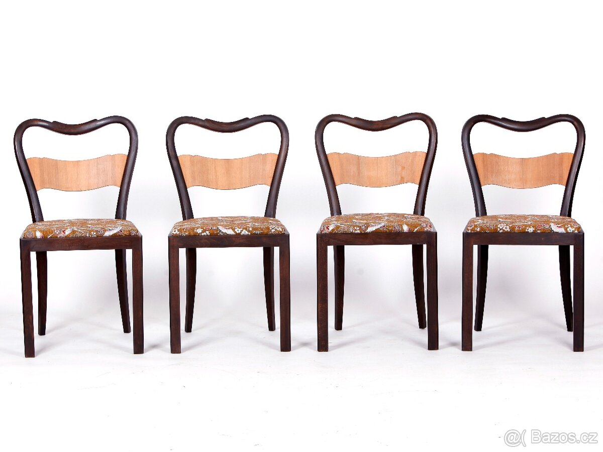 Židle ve stylu ARrt Deco po přečalounění. - 4