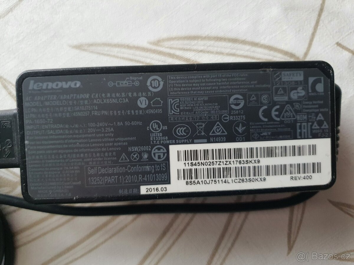 originální trafo Lenovo adaptér - 4