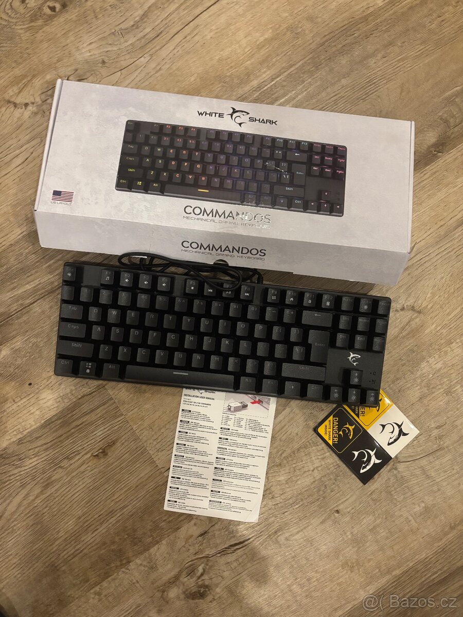 klávesnice white shark - 4